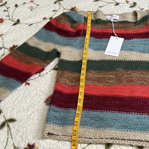 Dear John Denim-Leah Long Sleeve Sweater Fruit Stripe-NWT!! - Picture 13 of 15